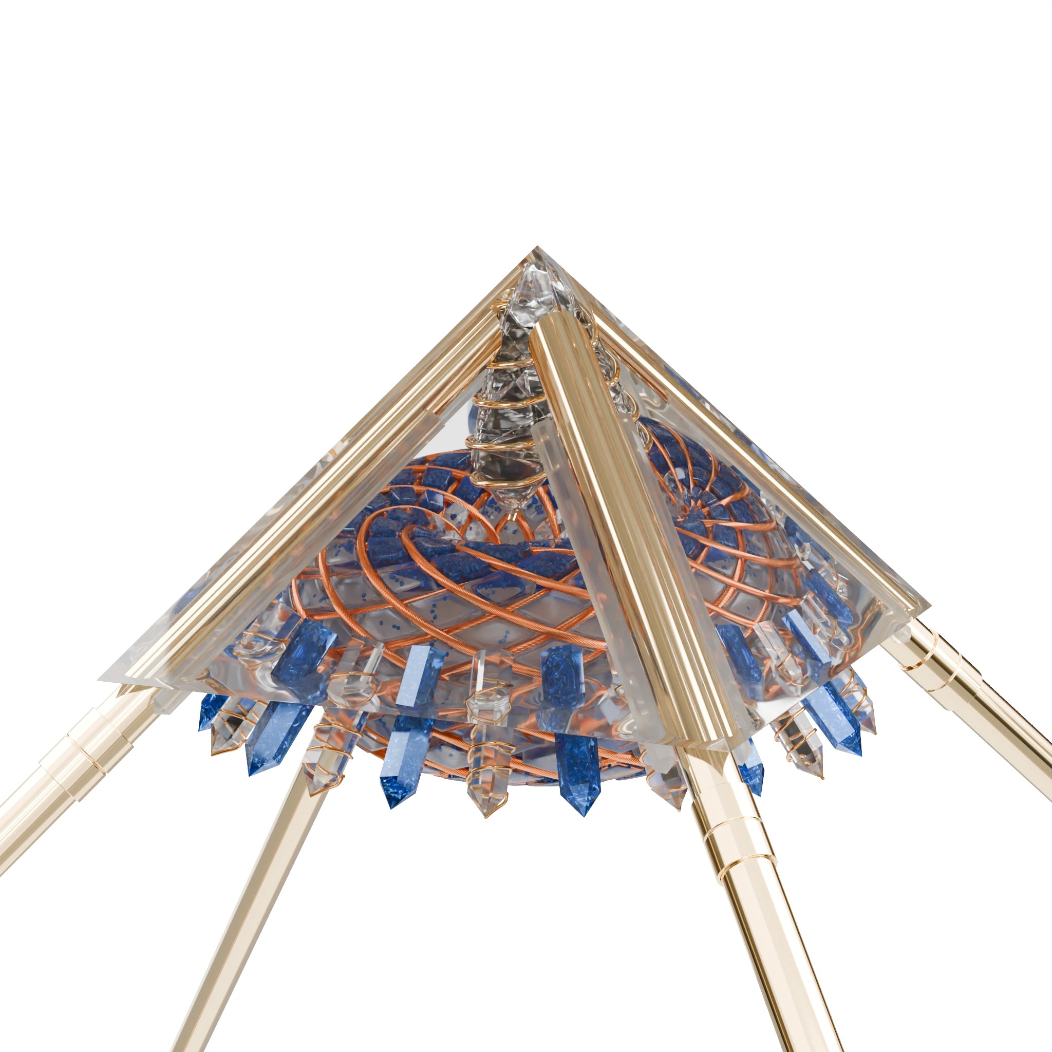 Azurite Shield – iPyramids i9 Giza Quantum Vortex & Shield